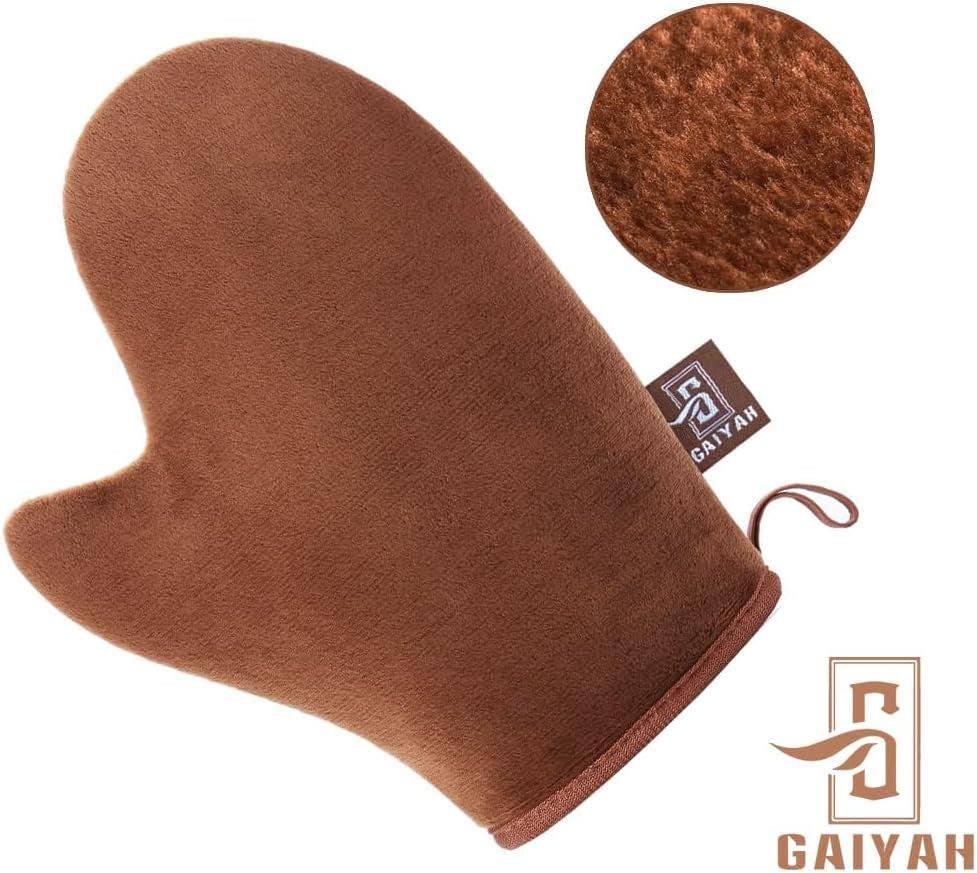 Self Tanning Mitt Tan Mitt - Double Sided Fake Tan Mitt Self Tan Mitt with Thumb Ultra Soft Tanning Mit