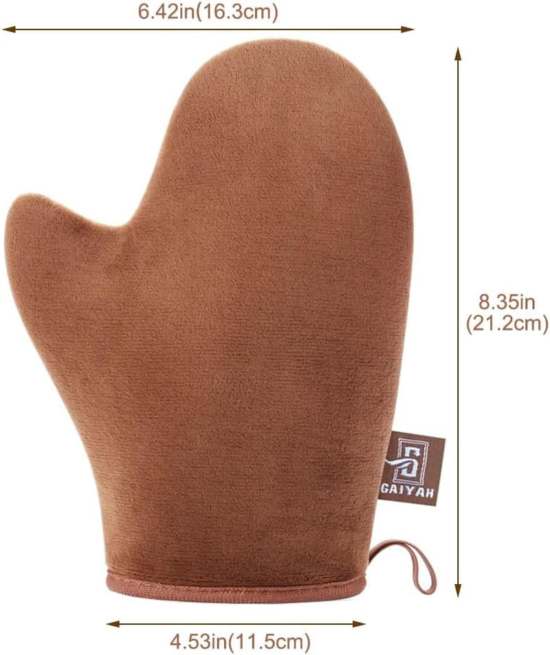 Self Tanning Mitt Tan Mitt - Double Sided Fake Tan Mitt Self Tan Mitt with Thumb Ultra Soft Tanning Mit